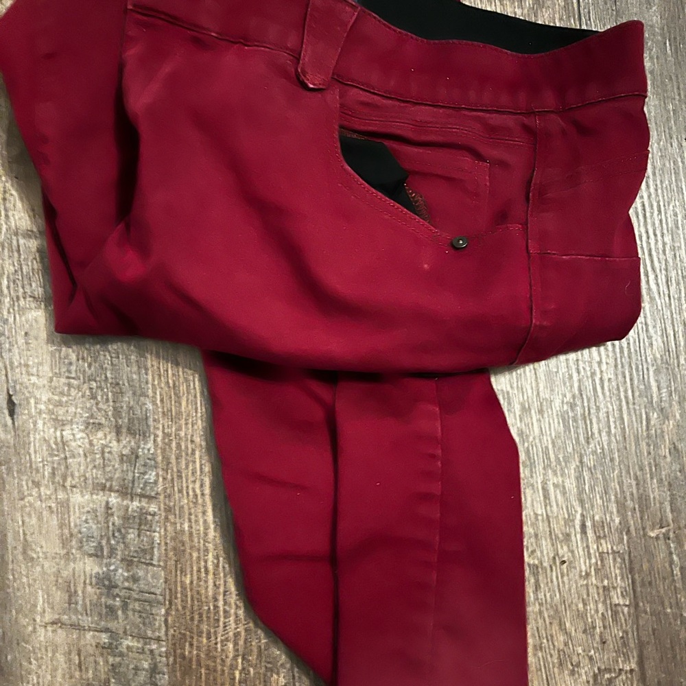 Democracy Deep Red Jeans. Size 18W - “Ab”solution